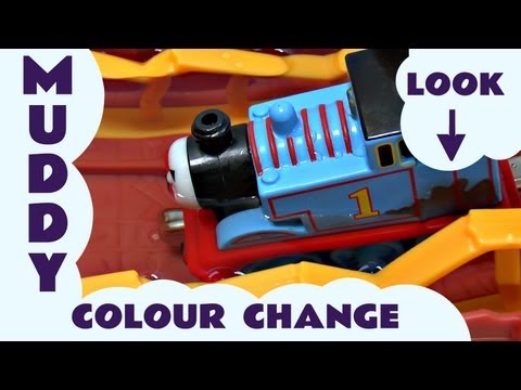 Thomas The Tank Engine and Friends Muddy Adventure Take N Play Colour Change Set