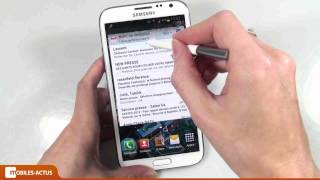 Samsung Galaxy Note 2 - Test, Démonstration, Prise En Main