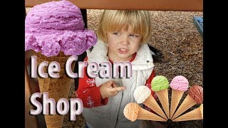 Джеки И Мама Играют В Магазин Мороженого Для Детей | Jackie And Mom Play Ice Cream Shop For Kids