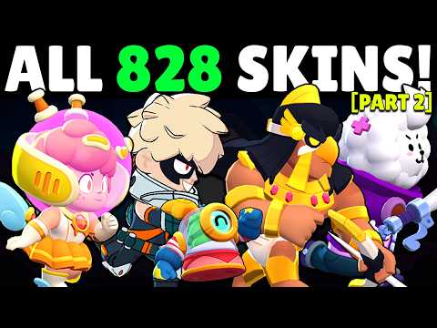 NEW Walk Animations for EVERY Brawl Stars Skin! 🤯🔥[Part 2] #brawlerblast