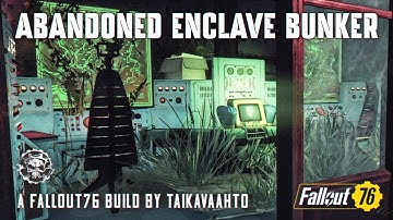Fallout 76 Camp Build | Abandoned Enclave Bunker