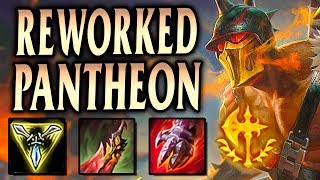 REWORKED PANTHEON TOP IS RUTHLESS! TONS OF DAMAGE! - League of Legends S9