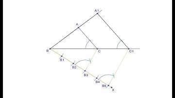 Construct a triangle similar to a given triangle as per given scale factor || Case 2