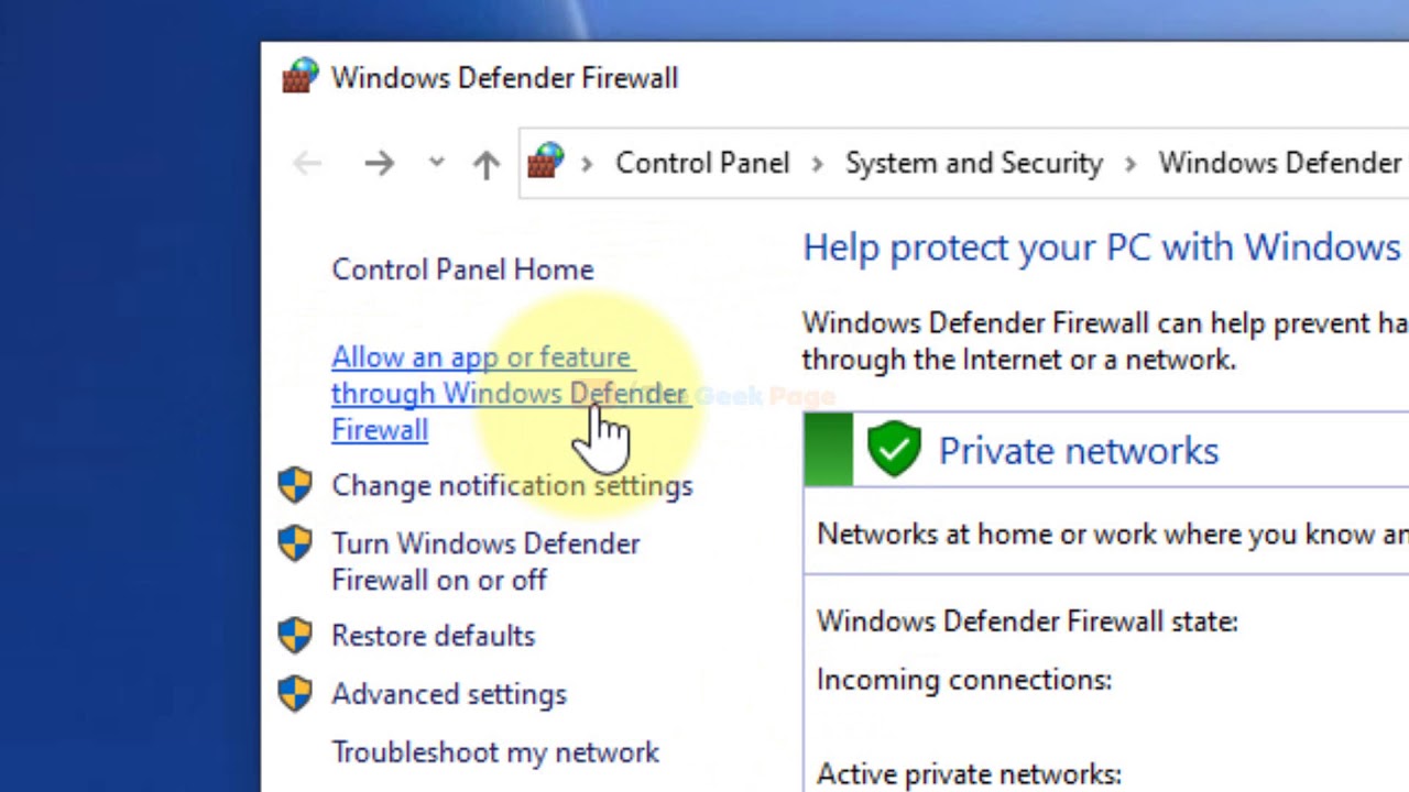 how do i check my firewall settings chrome