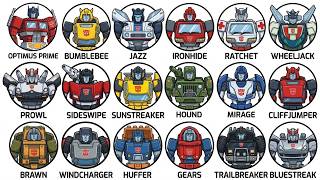 All 18 Original Autobots in Transformers Explained.