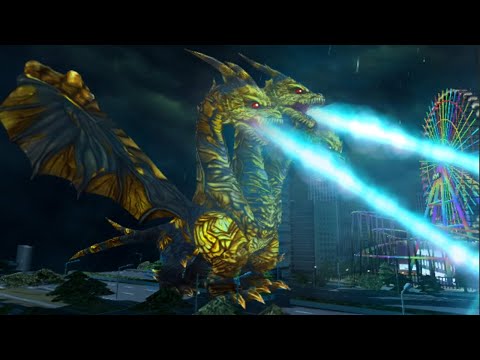 Monster X Kaizer Ghidorah 2004 Evolution RANK gameplay 4