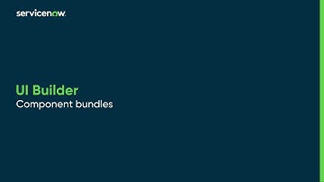 UI Builder | Component bundles