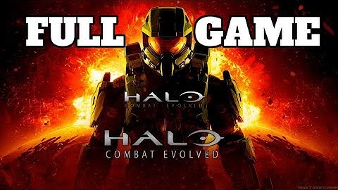 HALO Combat Evolved FULL GAME (Parts 1-4) with Commentary 