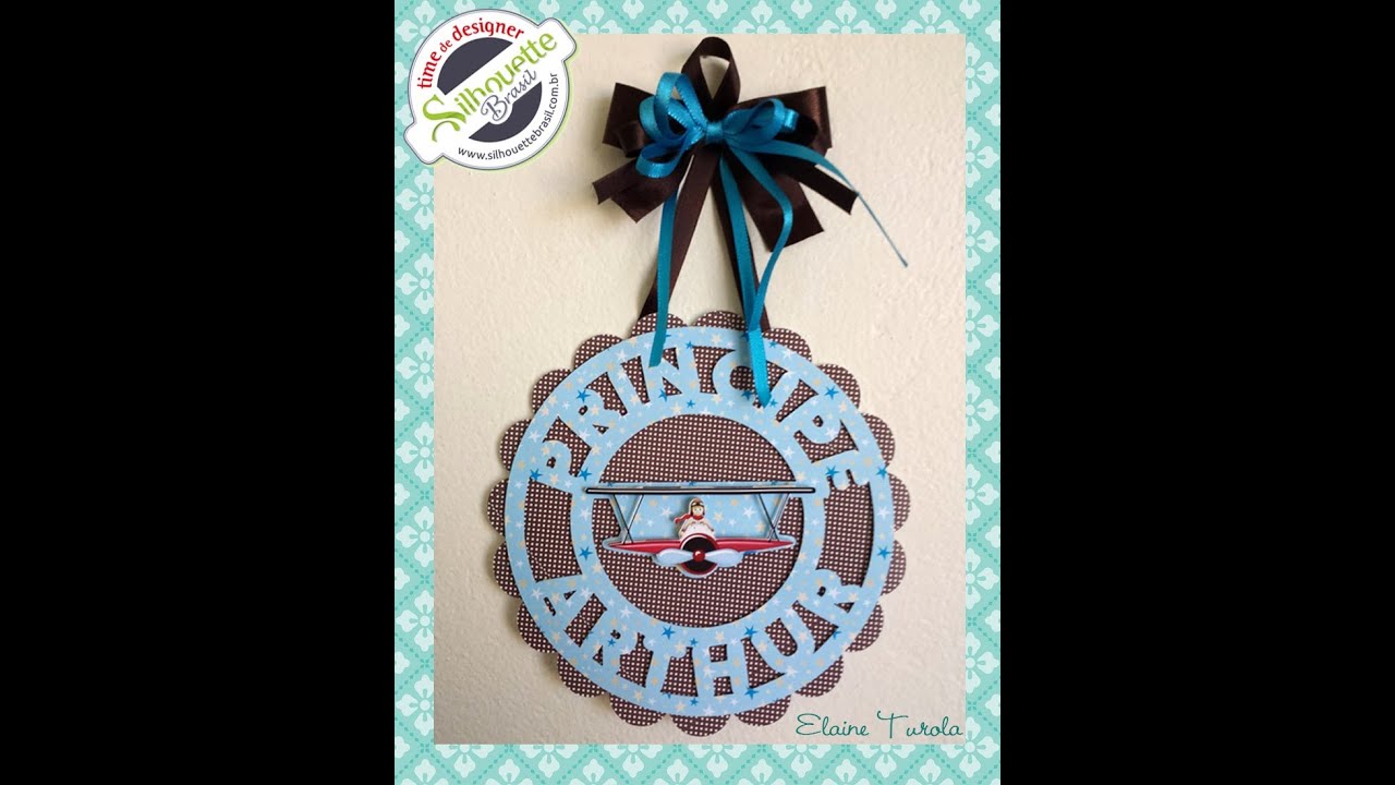 Silhouette Studio - Moldura com Texto