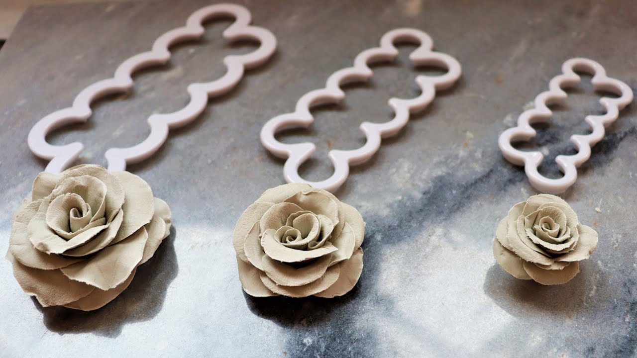 Clay Roses · A Clay Flower · Molding on Cut Out + Keep · Creation