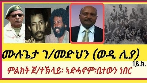Eritrea, ሙልጌታ ገ/መድህን (ወዲ ሊያ) former operator of military officers #eritrea #tefetawitalkshow #story