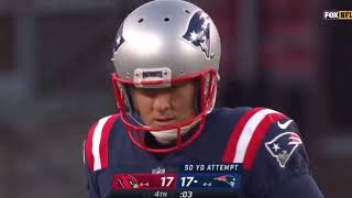 Nick Folk Game Winning 50 Yard Field Goal (Cardinals vs Patriots)