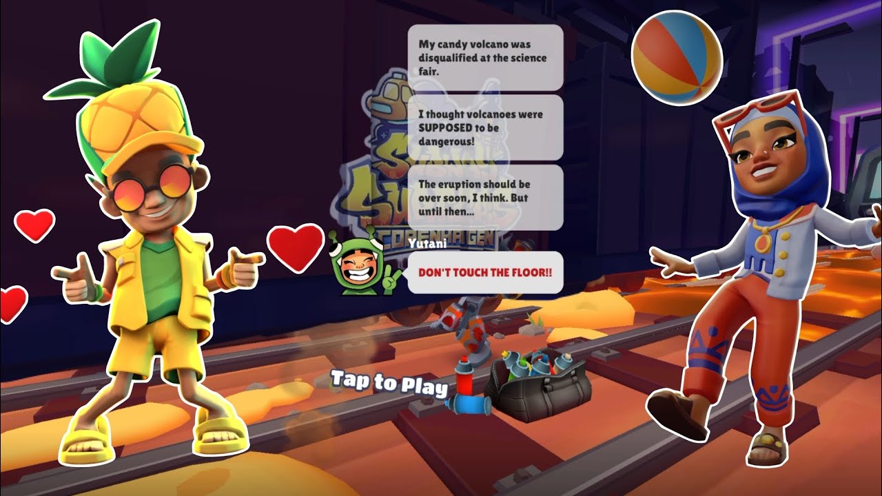 Subway Surfers Floor is Lava Challenge but in Copenhagen Super Runner City Subway Surfers 2024