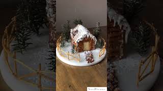 Realistic Snow for Gingerbread Houses (Easy!)