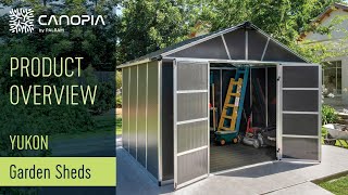The Strongest Garden Shed Kit - Yukon Shed | Palram - Canopia