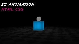 AMAZING 3D ANIMATION USING HTML CSS |DO YOU KNOW THIS DESIGN@pinkweb0 #html #css