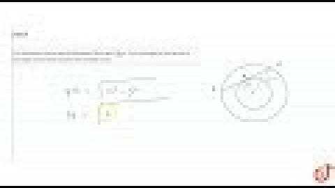 Two concentric circles are of diameters 30cm and 18cm. Find the length    of the chord of the l...