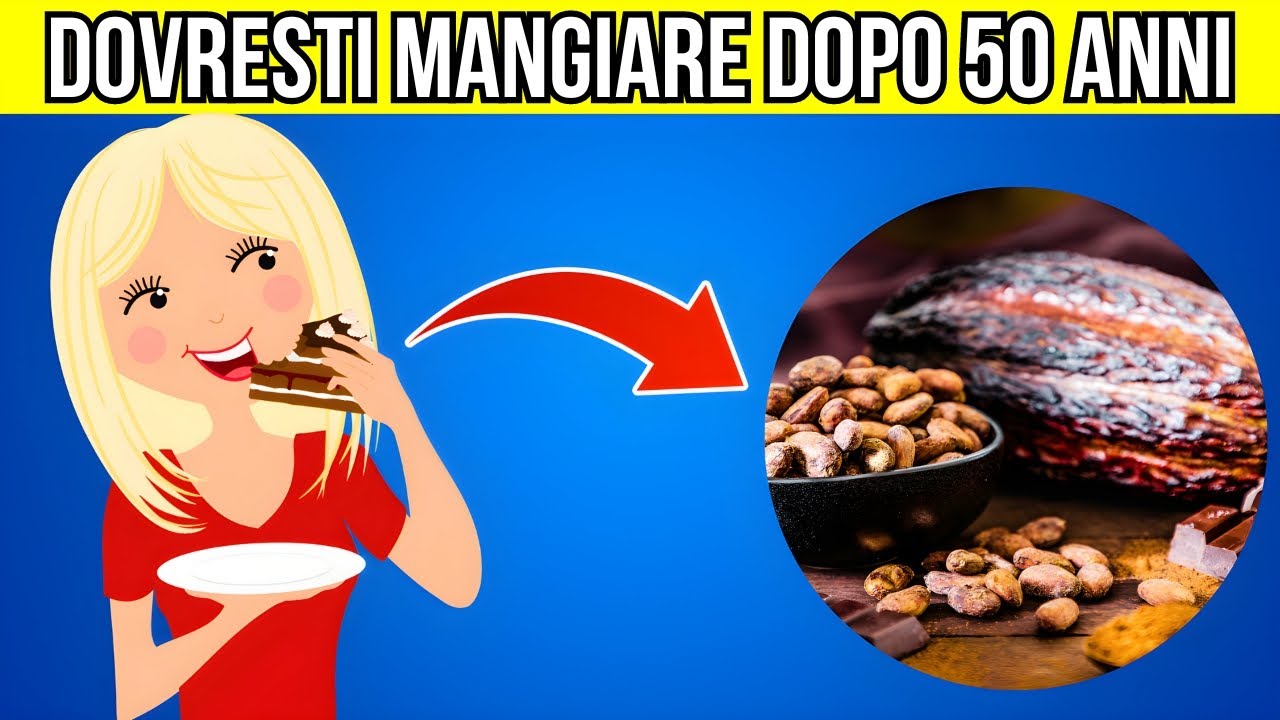 I 10 Principali Alimenti Da Mangiare Dopo I 50 Anni - YouTube