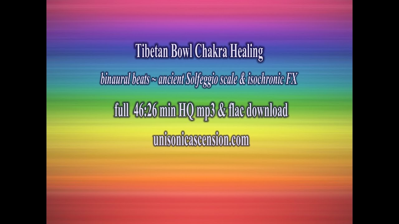 Solfeggio Tibetan Bowl Chakra Healing & Theta Binaural Beats YouTube