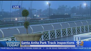 Experts Examine Closed Santa Anita Racetrack After 21 Horse Deaths