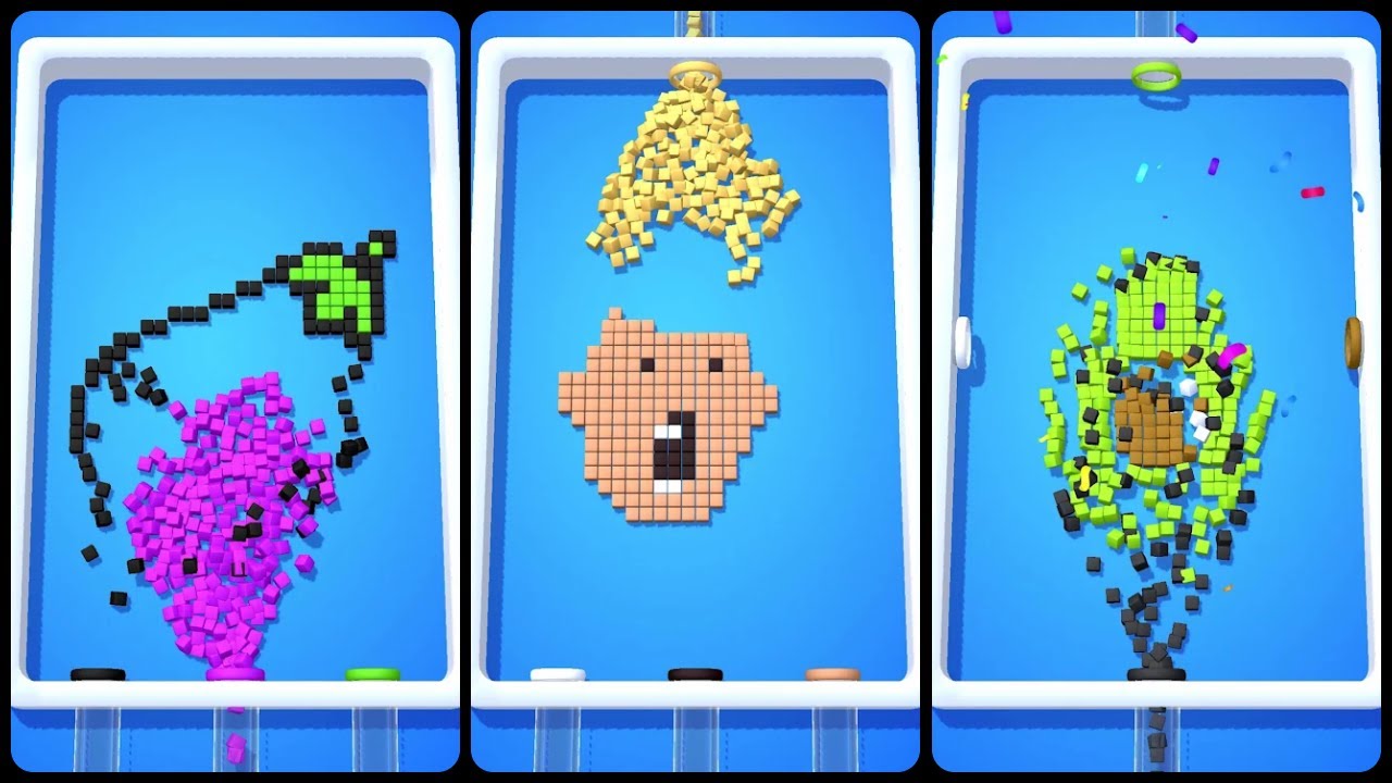 Vacuum Cubes Mobile Game | Gameplay Android & Apk