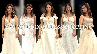 NYC Wedding Dress Shopping on a $1000 Budget | RK Bridal, Glamour Closet, NYC Bride, David