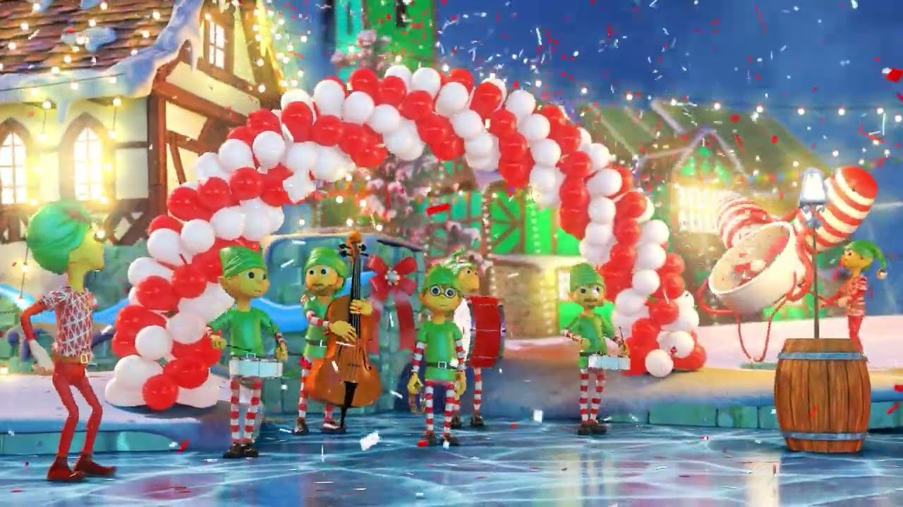 Green Screen Graphics | Merry Christmas Title | HD 1080P