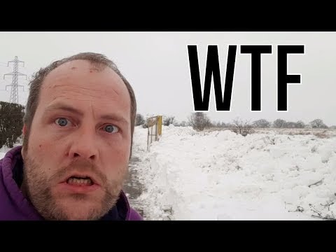 THE BIGGEST SNOW DRIFTS IVE EVER SEEN - THE BEAST FROM THE EAST