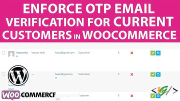 How to Enforce OTP Email Verification for Current Customers in WooCommerce | Resend Emails