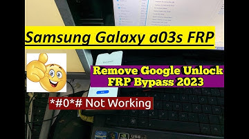 Samsung Galaxy a03s FRP Bypass Android 13 By sp Flash Tool | Samsung SM-A037F Google Account Remove
