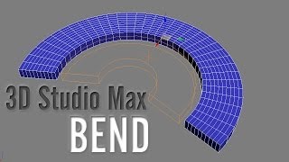 Modificador Bend 3DSMax