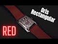 Oris Rectangular Date Red