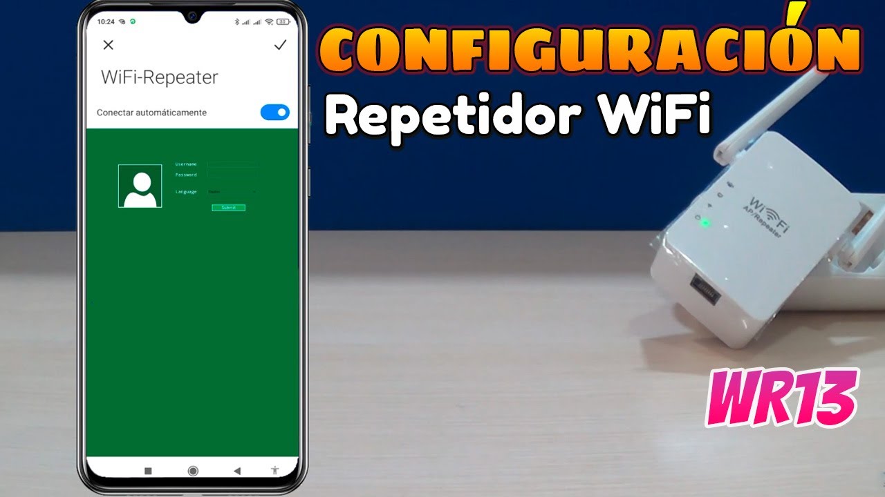 Repetidor WiFi Modo AP Inalambrico 2 antenas WR13