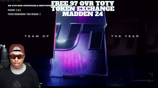 Free 97 OVR Toty token Exchange Madden 24