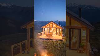 Building a Dream Cabin on a Mountain Cliff! 🏔️