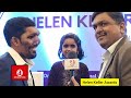 Helen keller awardee ummer farook in talk with sanjay agrawal about lakshadweep abled welfare assocn