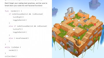 Swift Playground Tutorial : Learn to Code 1 - 46 Which Way To Turn?
