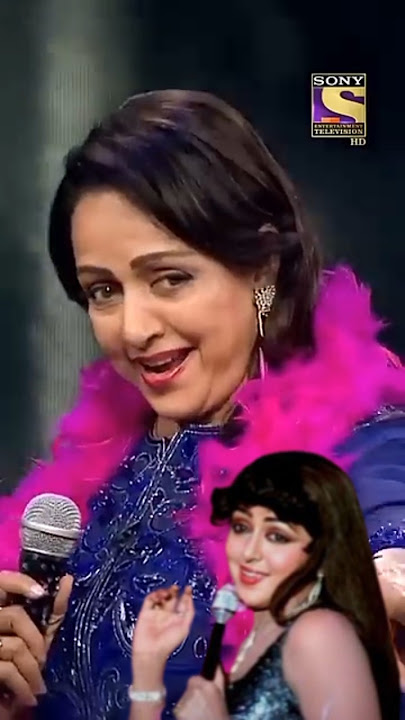 🌹mere ✨ Naseeb 💞mein tu Hai 💖💎🥀nahin ' hema malini' dance 'Indian idol' #amitabhbachchandancesong