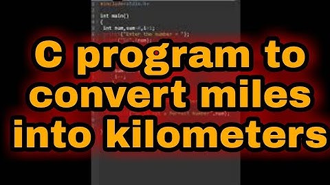 C program to convert miles into kilometers || #shorts #code #coding #coder #reels #programming