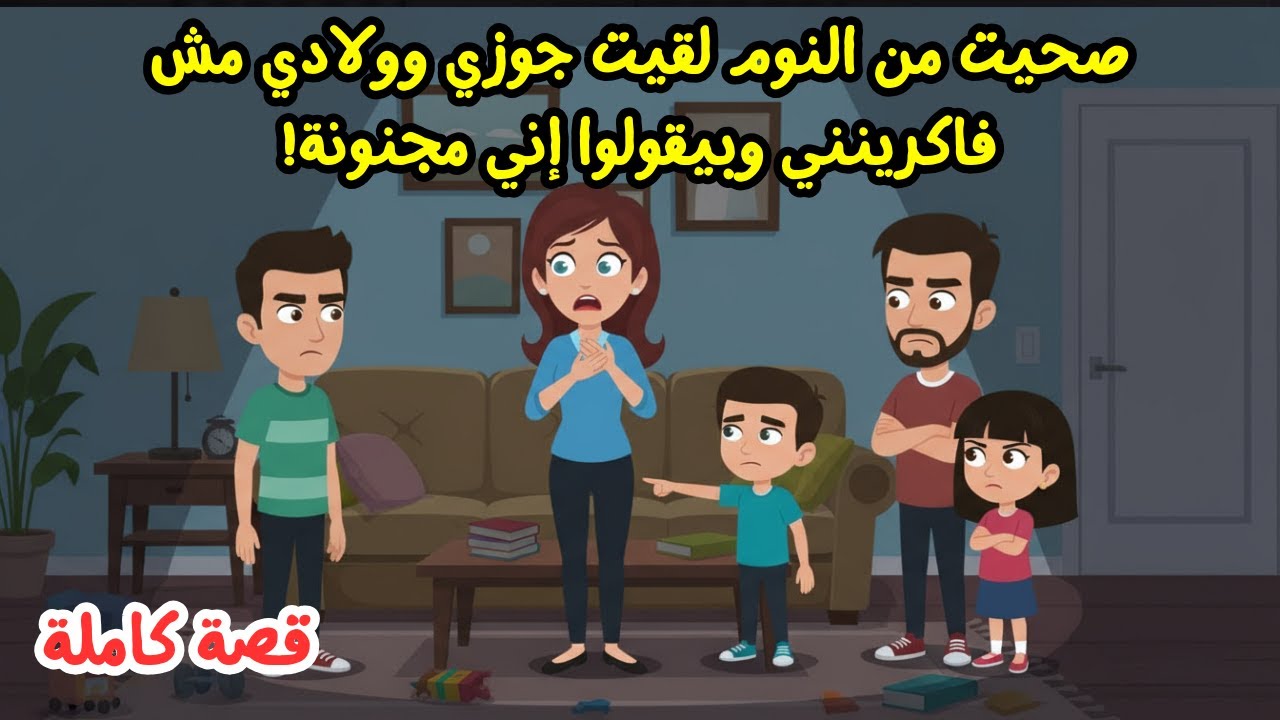 صحيت من النوم لقيت جوزي وولادي مش فاكرينني وبيقولوا إني مجنونة!
