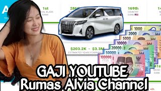 Gaji Rumas Alvia Channel Dari Youtube