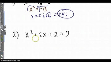 1.4 Complex Numbers