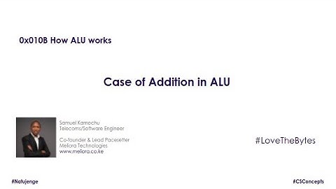 How Computer ALU works   Addition