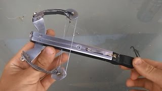 How To Make a Full Compound Micro Crossbow | Part 2 + Templates