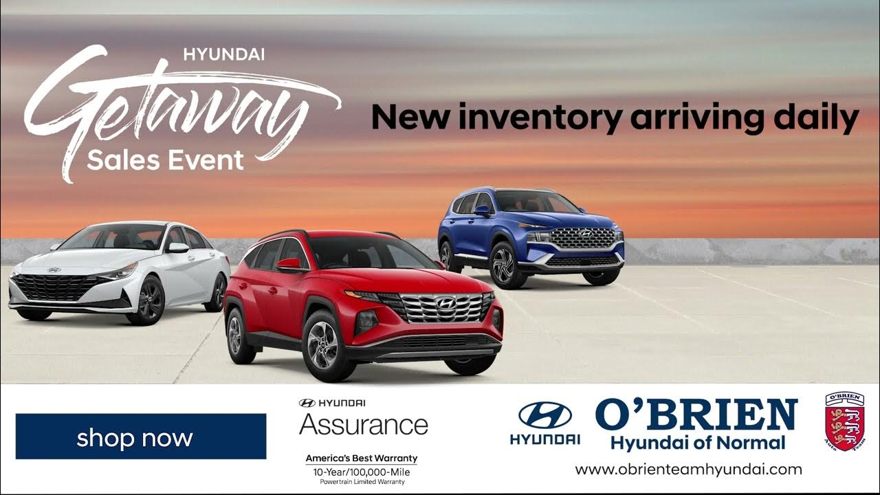 HYUNDAI Getaway Sales Event YouTube