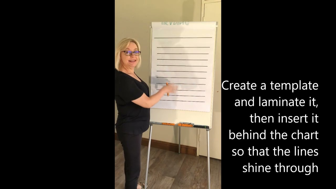 Virtual Flip Chart Example Flip Chart Template