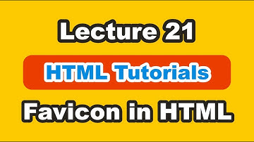 Favicon In HTML In Hindi | Add Favicon In HTML | Link Favicon In HTML | Part 21