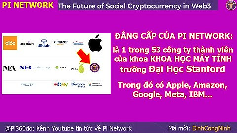 Đẳng cấp Pi Network: là 1 trong 53 công ty thành viên của khoa Khoa Học Máy Tính, ĐH Stanford
