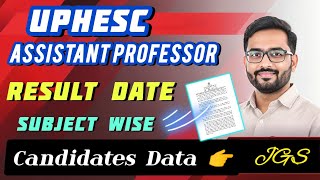 Uphesc 51 Assistant Professor 2026  Result Updateexpected Cut Off  Subject Wise  Answer Key