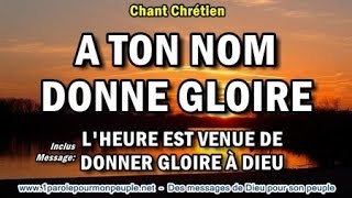 A TON NOM DONNE GLOIRE - Sylvain Freymond & Louange Vivante – Chant chrétien chords